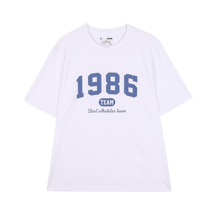 주니어 1986 베이직 반팔 티셔츠